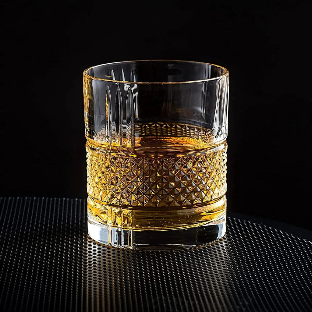 The Connoisseur's Set - Whiskey Stones & Reserve Whiskey Crystal Glass EZE®