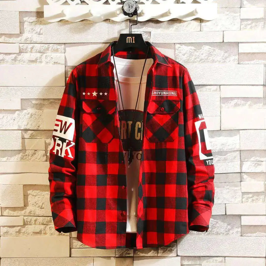 Slim Fit Casual Plaid Shirt for Men EZE Solution