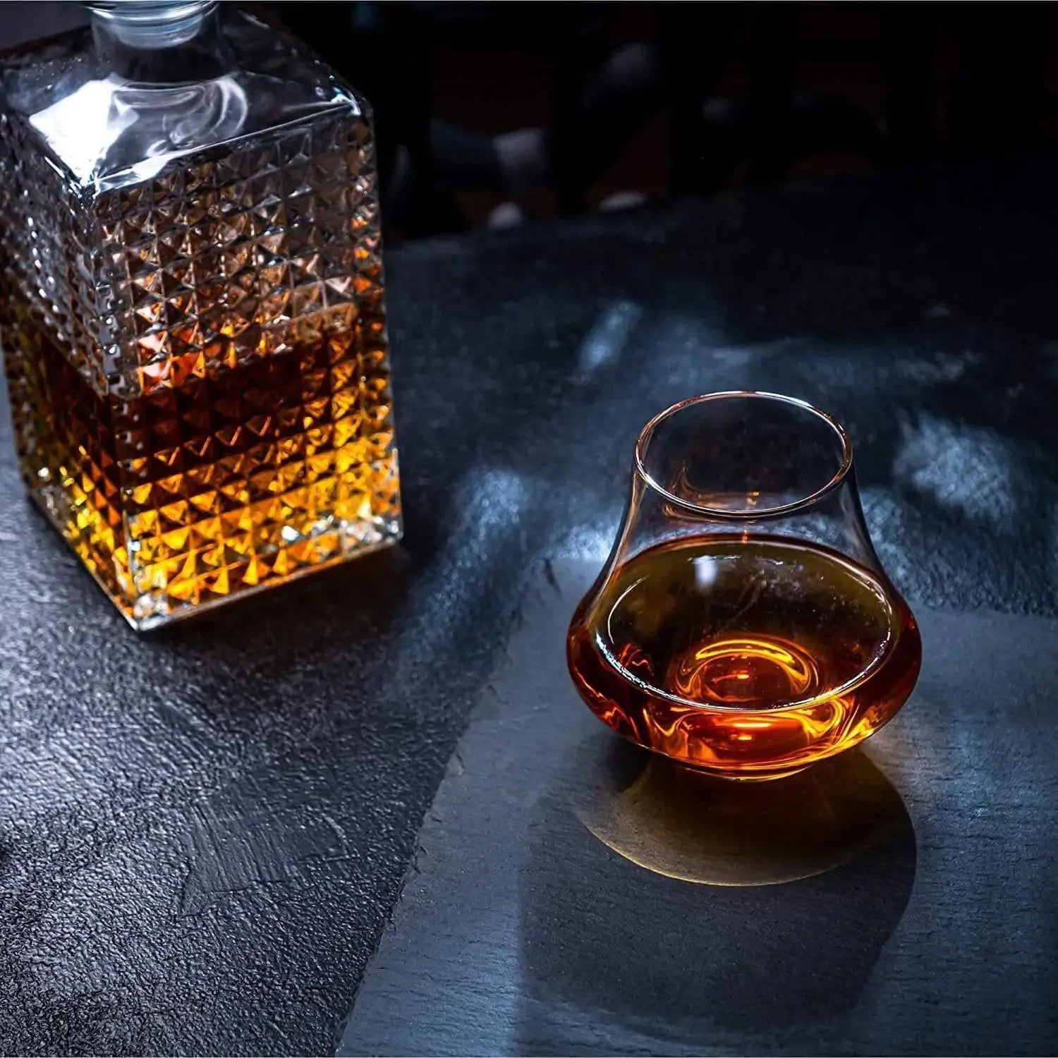 The Connoisseur's Set - Whiskey Stones & Crystal Nosing Tasting Glass EZE®