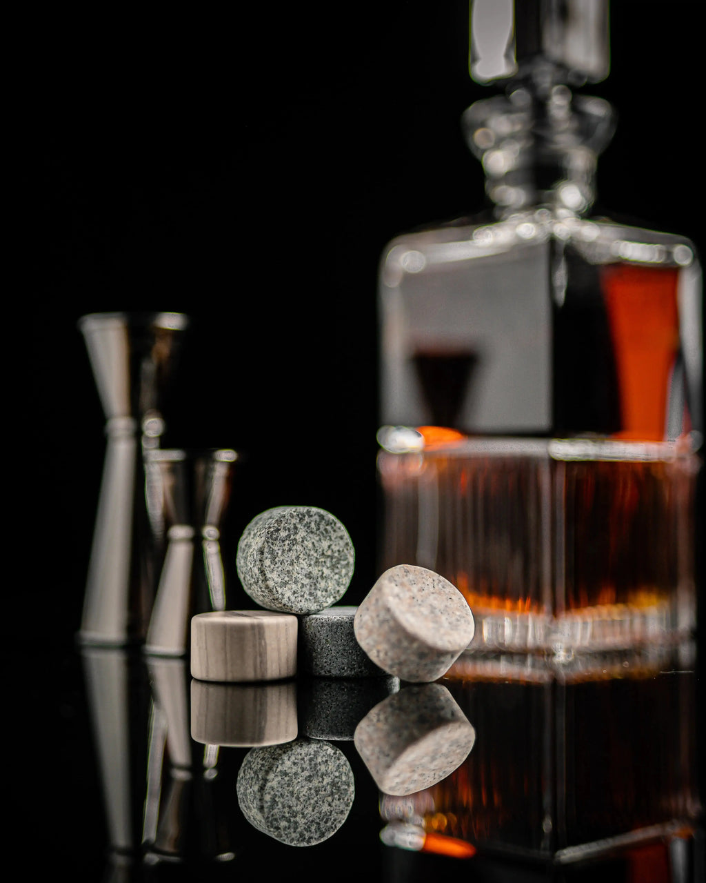 The Gourmet Gift Set - Whiskey Stones & Bourbon Barrel Aged Coffee EZE®