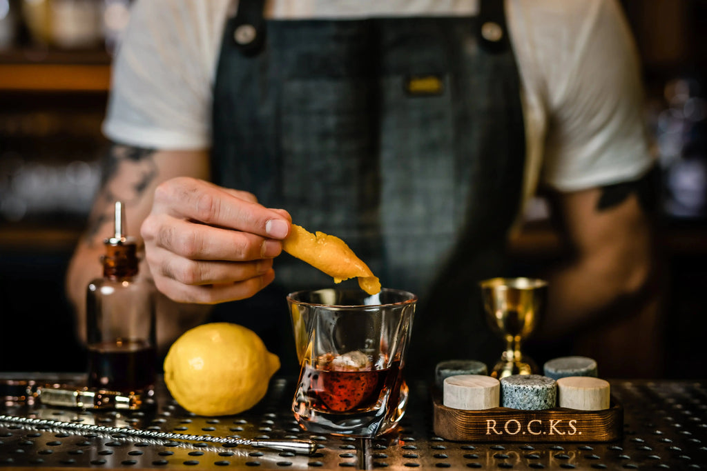 The Gourmet Gift Set - Whiskey Stones & Bourbon Barrel Aged Coffee EZE®