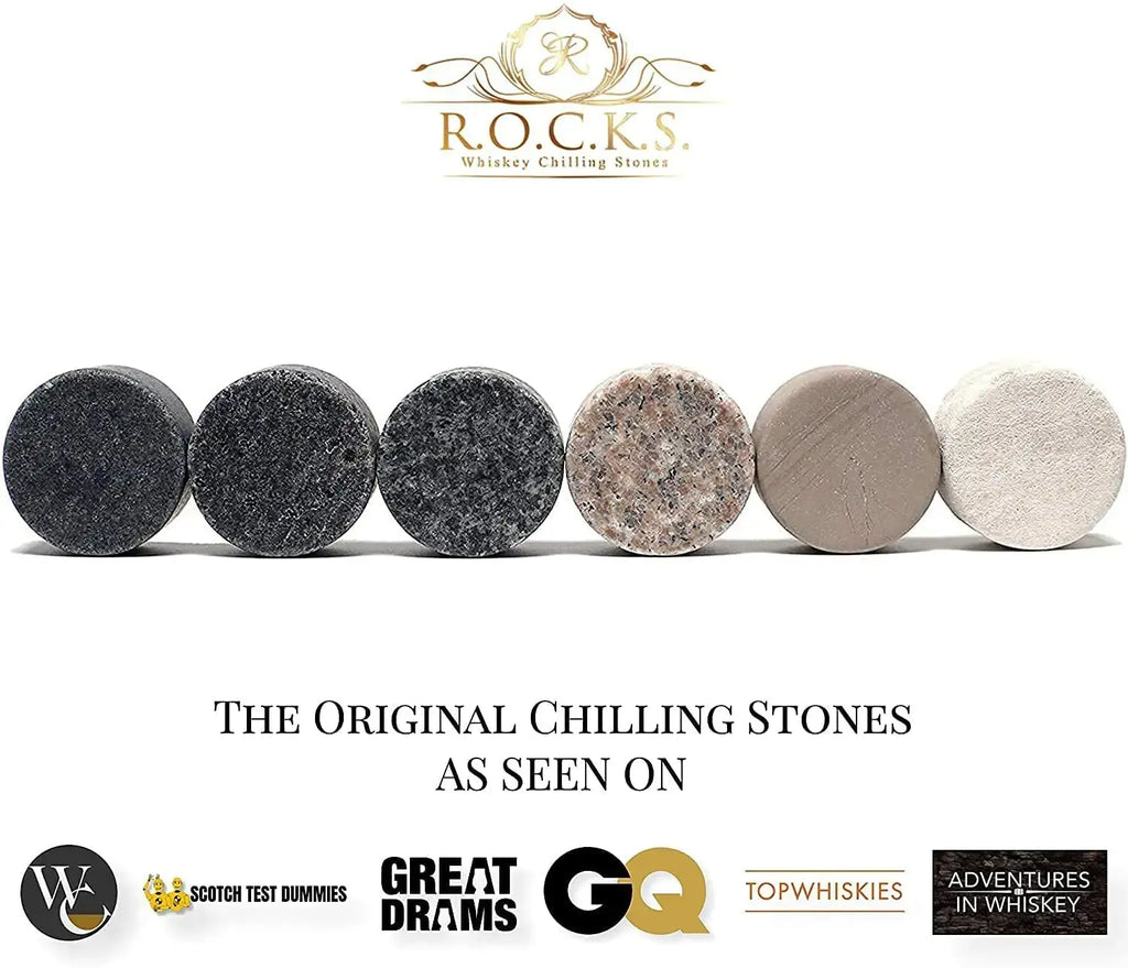 The Connoisseur's Set - Whiskey Stones & Imperial Whiskey Glass EZE®