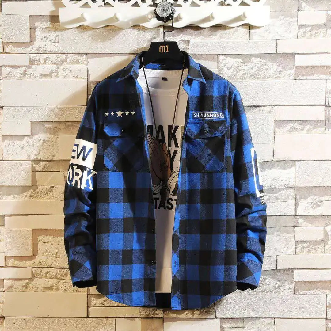 Slim Fit Casual Plaid Shirt for Men EZE Solution